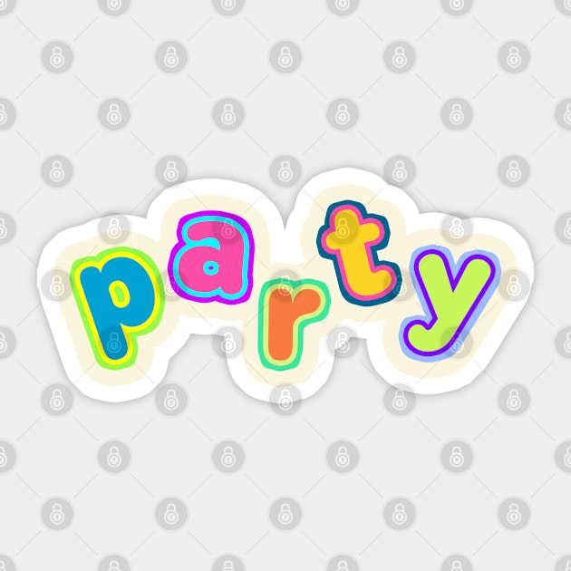 Party Sticker by JulyTyan